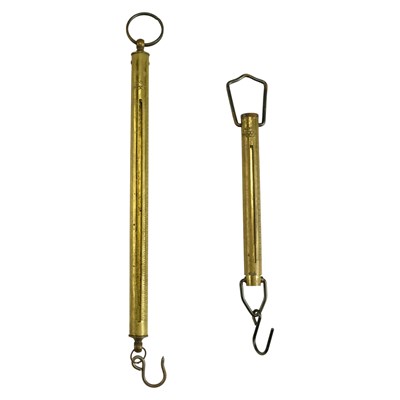 Lot 696 - Two early-to-mid 20th Century Salter spring...