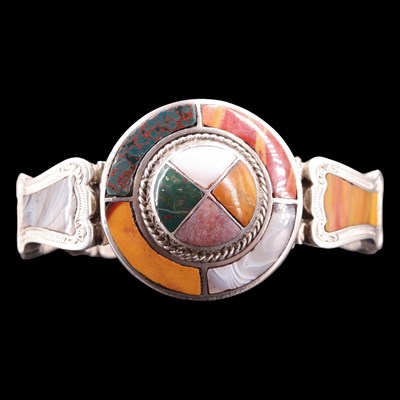 Lot 1000 - A fine Victorian Scottish-style silver "pebble"...