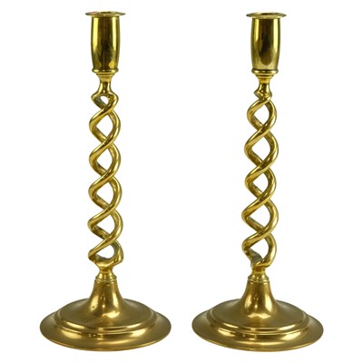 Lot 704 - A pair of early 20th Century double-helical...