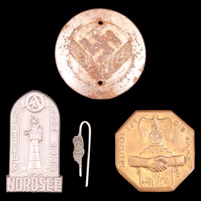 Lot 99 - Four German Third Reich day badges (a/f)