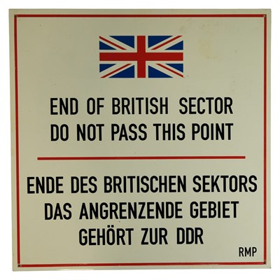 Lot 114 - A Cold War British Sector Berlin Royal...