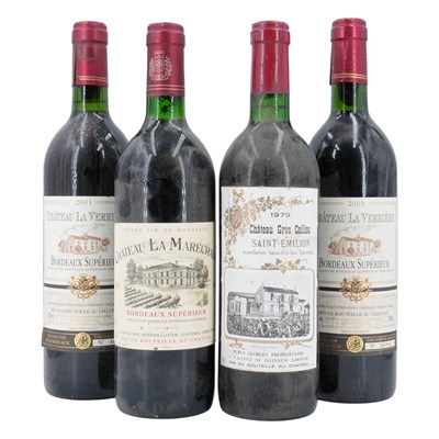 Lot 1157 - Four bottles of Bordeaux red wine, comprising...