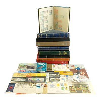 Lot 526 - A quantity of GB and world stamp albums and...