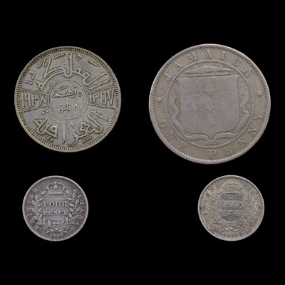 Lot 305 - A small group of world silver coins,...