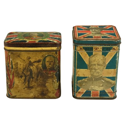 Lot 129 - A Boer War patriotic transfer-printed tinplate...