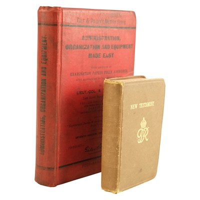 Lot 130 - "Administration, Organization and Equipment...