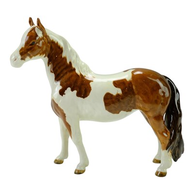 Lot 836 - A Beswick figure of a skewbald pinto...