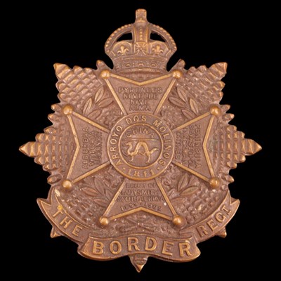 Lot 72 - A Border Regiment Officers' Service Dress cap...