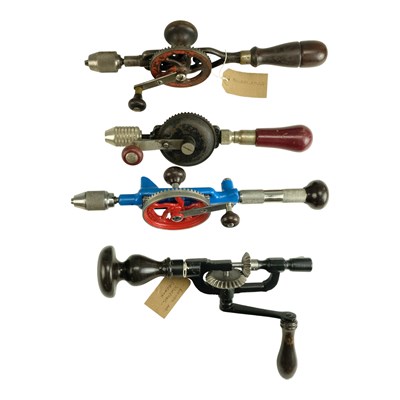 Lot 555 - [Tools] Four restored vintage hand...