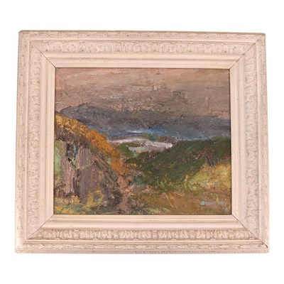 Lot 1146 - Bryan Day (Yorkshire, b 1934), a bold, impasto...