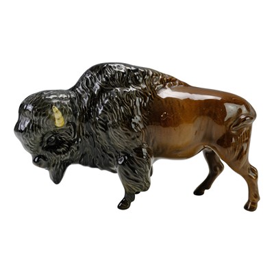 Lot 841 - A Beswick figure of a Bison, model 1019