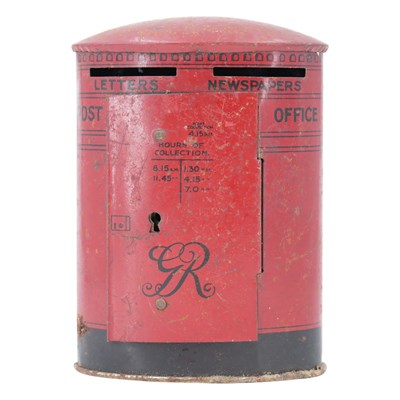 Lot 653 - A GRV Chad Valley Post Office letter box money...