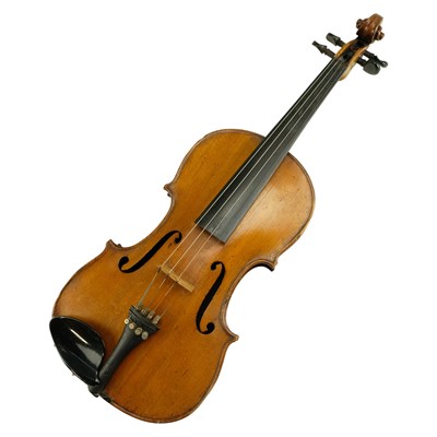 Lot 635 - A 19th Century violin, having a two-piece...