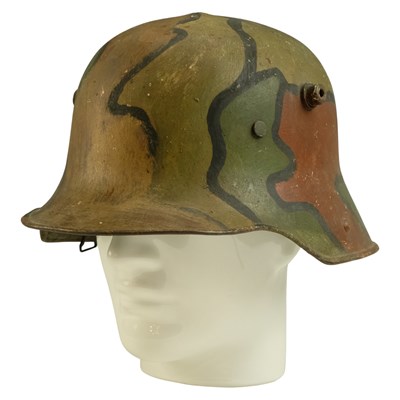 Lot 104 - An Imperial German M 1916 mimikri steel helmet...