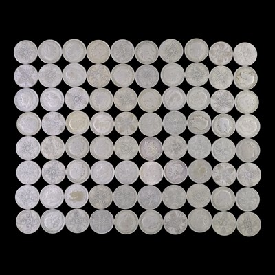 Lot 322 - A quantity of GB post-1920 silver florin coins,...