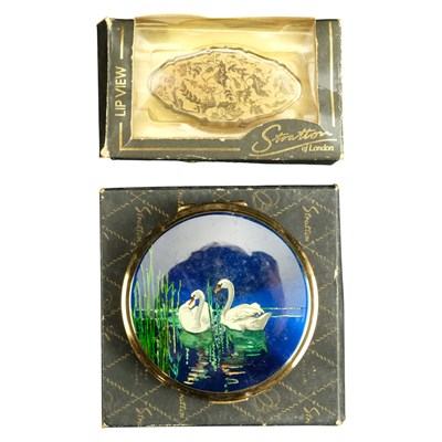 Lot 683 - A vintage boxed Stratton powder compact and a "...
