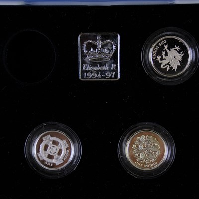 Lot 336 - A Royal Mint 1994 - 1997 UK silver proof One...