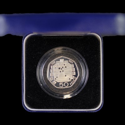 Lot 342 - A Royal Mint UK 1992 - 1993 silver proof...