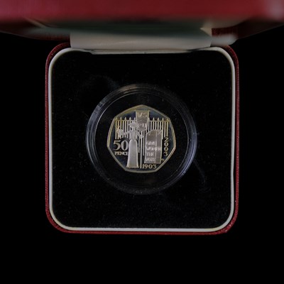 Lot 351 - A Royal Mint UK 2003 silver proof "Suffragette"...