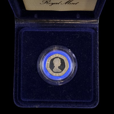 Lot 353 - A Royal Mint UK 1982 silver proof piedfort...