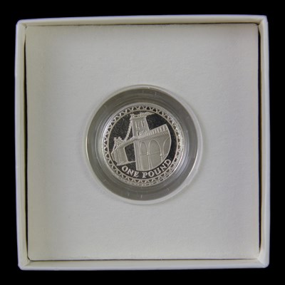 Lot 357 - A Royal Mint UK 2005 silver proof "Menai...