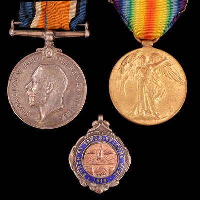 Lot 3 - British War and Victory medals, to 50797, Pte...