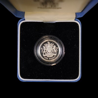 Lot 361 - A Royal Mint UK 1993 silver proof one pound £1...