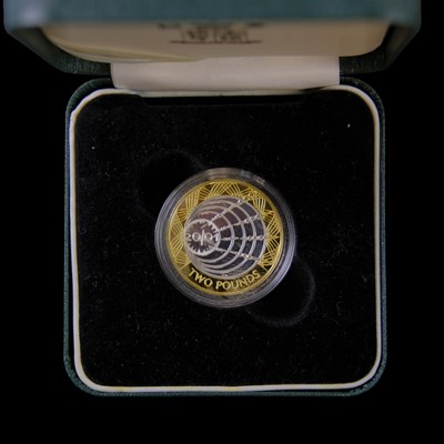 Lot 381 - A Royal Mint UK 2001 "Marconi" silver proof...