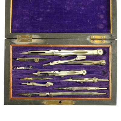 Lot 630 - Victorian draughtsman's rosewood-cased drawing...