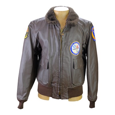 Lot 210 - A fine reproduction US Navy Type G-1 brown...
