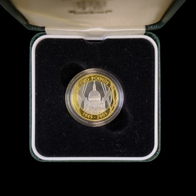 Lot 383 - A Royal Mint UK 2005 silver proof "End of...