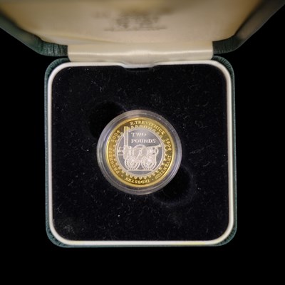 Lot 384 - A Royal Mint UK 2004 silver proof "Steam...