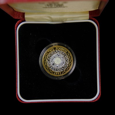 Lot 387 - A Royal Mint UK 1997 silver proof two pound £2...