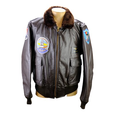 Lot 212 - A fine reproduction US Navy Type G-1 brown...