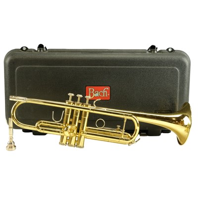 Lot 636 - A Bach model TR300 brass student's trumpet, in...