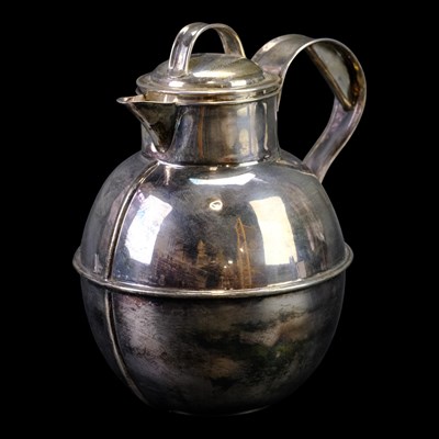 Lot 921 - An Edwardian silver milk jug in the form of a...