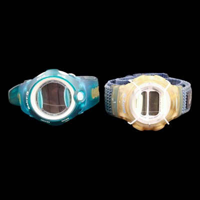 Lot 1065 - Two near-contemporary Casio "Baby-G" ladies'...