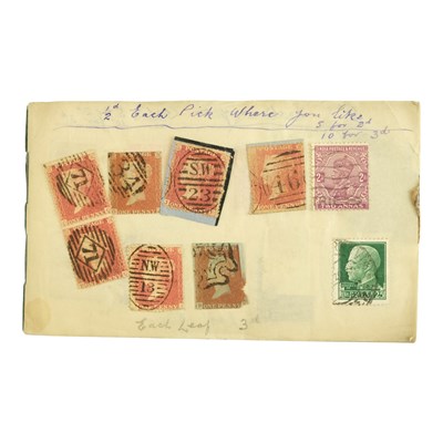 Lot 519 - A small album of 19th Century and later GB and...
