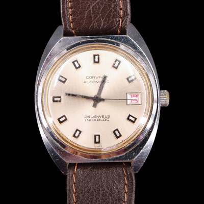 Lot 1069 - A 1960s / 1970s Corvair wristwatch, having an...