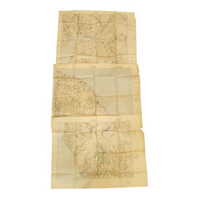 Lot 102 - Three German Third Reich "invasion" maps of...