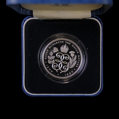 Lot 410 - A Royal Mint UK 1990 "the Queen Mother 90th...