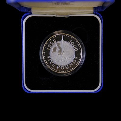 Lot 411 - A Royal Mint UK 1999 - 2000 "Millenium" silver...