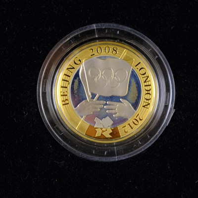 Lot 421 - A Royal Mint UK 2008 "Olympic Games handover...