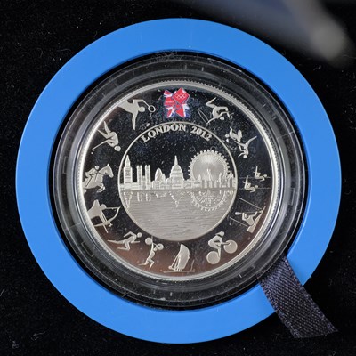 Lot 438 - A Royal Mint UK 2012 "London Olympic" silver...