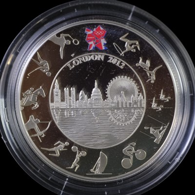 Lot 439 - A Royal Mint UK 2012 "London Olympic" silver...