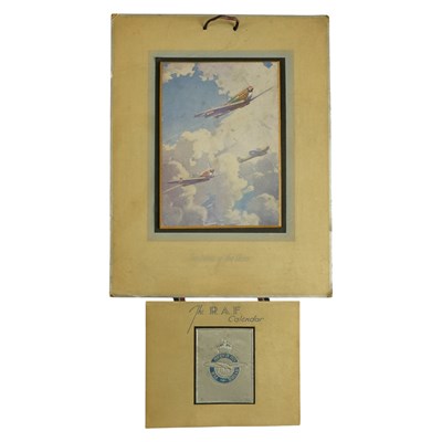 Lot 123 - A 1944 RAF "Sentinels of the Skies" calendar