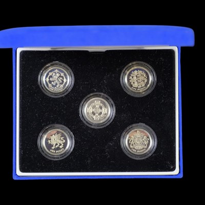 Lot 452 - A Royal Mint UK 1999 - 2003 silver proof one...