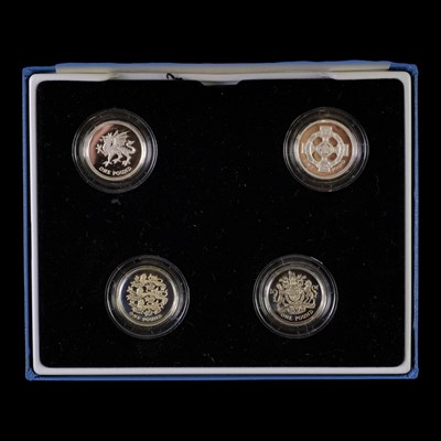 Lot 453 - A Royal Mint UK 1994 - 1997 silver proof one...