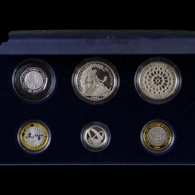 Lot 454 - A Royal Mint UK 2007 "Family Silver Collection"...