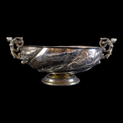 Lot 918 - A Victorian silver table centrepiece, of...